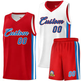 Custom Double Side Basketball Jersey Sets 90s Hip Hop Sports Shirts