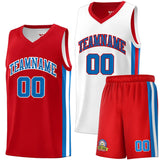 Custom Double Side Basketball Jersey Sets 90s Hip Hop Sports Shirts