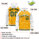 Custom Individualized Long-Sleeve Sportswear For All Age Full-Zip Raglan Sleeves Fashion Hoodie