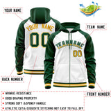 Custom Individualized Long-Sleeve Sportswear For All Age Full-Zip Raglan Sleeves Fashion Hoodie