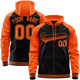 Custom Cotton Full-Zip Raglan Sleeves Hoodie For Unisex Personalized Embroideried Your Team Logo