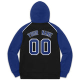 Custom Pullover Hoodie Raglan Sleeves Embroideried Sweatshirt Your Team Logo And Number Adult Youth