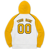 Custom Pullover Hoodie Raglan Sleeves Embroideried Sweatshirt Your Team Logo And Number Adult Youth