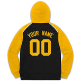 Custom Pullover Hoodie Raglan Sleeves Embroideried Sweatshirt Your Team Logo And Number Adult Youth