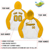 Custom Pullover Raglan Sleeves Hoodie For Men Women Stitched Logo Fashion Sweatshirts