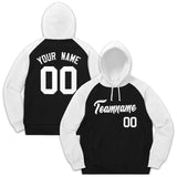 Custom Pullover Raglan Sleeves Hoodie For Men Women Stitched Logo Fashion Sweatshirts