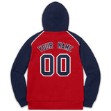 Custom Men's Youth Sweatshirt Stitched Name Number Pullover Raglan Sleeves Fashion Hoodie