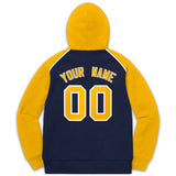 Custom Men's Youth Sweatshirt Stitched Name Number Pullover Raglan Sleeves Fashion Hoodie