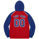 Custom Men's Youth Sweatshirt Stitched Name Number Pullover Raglan Sleeves Fashion Hoodie