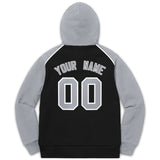 Custom Men's Youth Sweatshirt Stitched Name Number Pullover Raglan Sleeves Fashion Hoodie