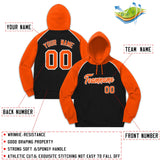 Custom Men's Youth Sweatshirt Stitched Name Number Pullover Raglan Sleeves Fashion Hoodie