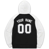 Custom Men's Youth Sweatshirt Stitched Name Number Pullover Raglan Sleeves Fashion Hoodie