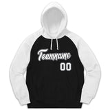 Custom Men's Youth Sweatshirt Stitched Name Number Pullover Raglan Sleeves Fashion Hoodie