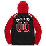 Custom Men's Youth Sweatshirt Stitched Name Number Pullover Raglan Sleeves Fashion Hoodie