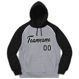 Custom Men's Youth Sweatshirt Stitched Name Number Pullover Raglan Sleeves Fashion Hoodie