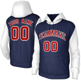 Custom Raglan Sleeves Hoodie Pullover Sweatshirts Design Team Sweatshirts