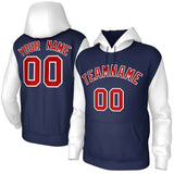 Custom Raglan Sleeves Hoodie Pullover Sweatshirts Personalized Hooded Sweatshirt