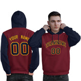 Custom Cotton Pullover Raglan Sleeves Hoodie Sportswear For Man Personalized Couples Sweatshirt