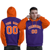 Custom Your Logo Workwear Pullover Raglan Sleeves Hoodie for Man Outdoor Team Work Uniform Sportswear