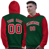 Custom Long-Sleeve Pullover Hoodie Raglan Sleeves Sportswear For Man Stitched Team Name Number Logo