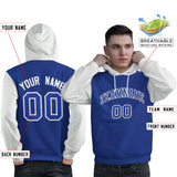 Custom Long-Sleeve Pullover Hoodie Raglan Sleeves Sportswear For Man Stitched Team Name Number Logo