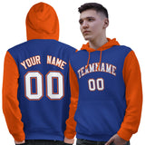 Custom Stitched Your Team Logo and Number For Man Raglan Sleeves Sports Pullover Sweatshirt Hoodie