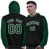 Custom Long-Sleeve Pullover Hoodie Raglan Sleeves Sportswear For Man Stitched Team Name Number Logo