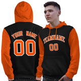 Custom Long-Sleeve Pullover Hoodie Raglan Sleeves Sportswear For Man Stitched Team Name Number Logo