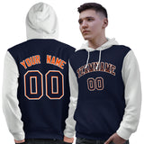 Custom Long-Sleeve Pullover Hoodie Raglan Sleeves Sportswear For Man Stitched Team Name Number Logo