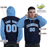 Custom Cotton Pullover Raglan Sleeves Hoodie Sportswear For Man Personalized Couples Sweatshirt