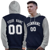 Custom Long-Sleeve Pullover Hoodie Raglan Sleeves Sportswear For Man Stitched Team Name Number Logo