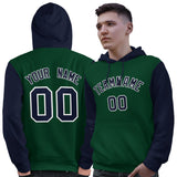 Custom Made to Order Long-Sleeve Pullover Hoodie Raglan Sleeves For Man Embroideried Your Team Logo and Number