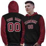 Custom Traditional All-Ages Sport Pullover Raglan Sleeves Hoodie For Man Embroideried Your Team Logo