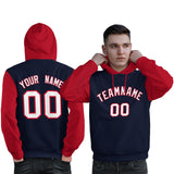 Custom Made to Order Long-Sleeve Pullover Hoodie Raglan Sleeves For Man Embroideried Your Team Logo and Number