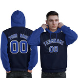 Custom Made to Order Long-Sleeve Pullover Hoodie Raglan Sleeves For Man Embroideried Your Team Logo and Number