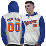 Custom Pullover Hoodie For Man Raglan Sleeves Stitched Text Logo Personalized Hip Hop Sportswear