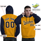 Custom Pullover Hoodie For Man Raglan Sleeves Stitched Text Logo Personalized Hip Hop Sportswear