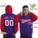 Custom Cotton Pullover Raglan Sleeves Hoodie For Man Personalized Couples Sport Sweatshirt