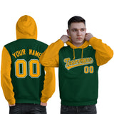 Custom Pullover Hoodie For Man Raglan Sleeves Stitched Text Logo Personalized Hip Hop Sportswear