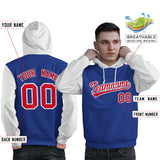 Custom Personalized Long-Sleeve Workout Pullover Raglan Sleeves Hoodie Sport Sweatshirt For Man