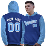 Custom Pullover Hoodie For Man Raglan Sleeves Stitched Text Logo Personalized Hip Hop Sportswear