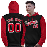 Custom Pullover Hoodie For Man Raglan Sleeves Stitched Text Logo Personalized Hip Hop Sportswear