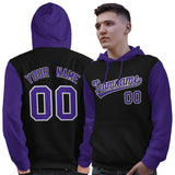 Custom Personalized Long-Sleeve Workout Pullover Raglan Sleeves Hoodie Sport Sweatshirt For Man