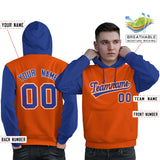 Custom Personalized Long-Sleeve Workout Pullover Raglan Sleeves Hoodie Sport Sweatshirt For Man