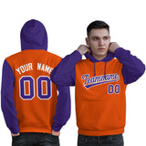 Custom Cotton Pullover Raglan Sleeves Hoodie For Man Personalized Couples Sport Sweatshirt