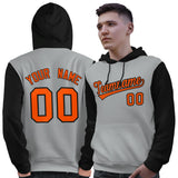 Custom Pullover Hoodie For Man Raglan Sleeves Stitched Text Logo Personalized Hip Hop Sportswear