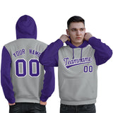 Custom Unique Long-Sleeve Training Pullover Raglan Sleeves Hoodie For Man Fashion Sweatshirt