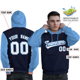 Custom Personalized Long-Sleeve Workout Pullover Raglan Sleeves Hoodie Sport Sweatshirt For Man