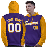 Custom For Man's Pullover Hoodie Raglan Sleeves Sports Hoodie Embroideried Your Team Logo