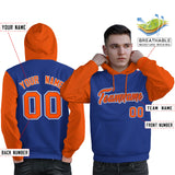 Custom Cotton Pullover Raglan Sleeves Hoodie For Man Personalized Couples Stitched Team Name Number